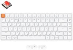 Клавиатура беспроводная Keychron K3 Bluetooth белый Gateron Red Switch K3-K1