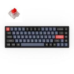 Беспроводная механическая клавиатура QMK Keychron K6 Pro, 68 клавиш, Hot-Swap, Keychron K pro Red Switch