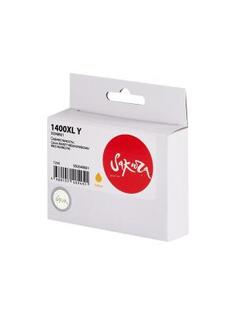 Струйный картридж Sakura 9204B001 (1400XL Y) для Canon MAXIFY MB2040/MB2340/MB2140/MB2740, водорастворимый тип чернил, желтый, 12 мл., 1000 к.