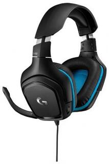 Игровая гарнитура проводная Logitech G G432 черный (981-000770)