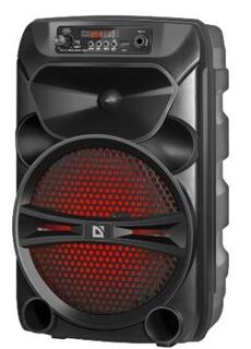 Портативная акустика G110 12Вт, Light/BT/FM/USB/LED/AUX Defender
