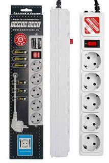 Сетевой фильтр Power Cube B 5 розеток 1.9 м серый SPG-B-6/Ext