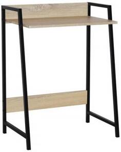 Стол на металлокаркасе BRABIX LOFT CD-003, 640х420х840 мм, цвет дуб натуральный, 641217