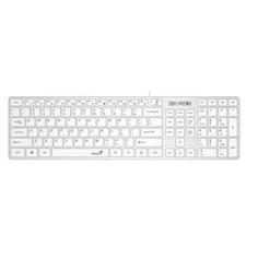 Клавиатура проводная Genius SlimStar 126 USB белый