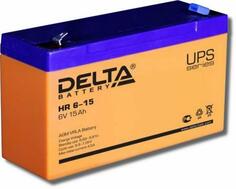 Delta HR 6-15 (15 А\\\\ч, 6 В) свинцово- кислотный аккумулятор Дельта