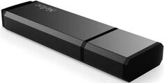 Флеш Диск Netac U351 16Gb &lt;NT03U351N-016G-30BK&gt;, USB3.0, с колпачком, металлическая чёрная