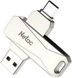 Флеш Диск Netac U785 32Gb &lt;NT03U785C-032G-30PN&gt;, USB3.0+TypeC, металлическая