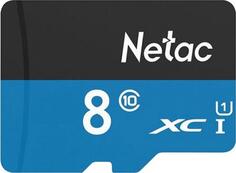 Флеш карта microSDHC 8GB Netac P500 &lt;NT02P500STN-008G-S&gt; (без SD адаптера) 80MB/s