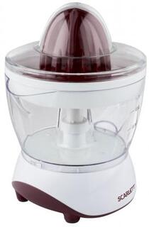 Соковыжималка Scarlett SC-JE50C06 25 Вт пластик белый коричневый