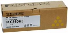 Картридж Ricoh SP C360HE для Ricoh SP C360DNw SP C360SNw SP C361SFNw SP C360SFNw 6000 Желтый