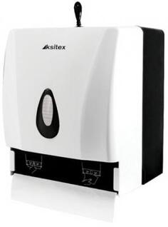 Диспенсер для полотенец KSITEX (Система H3/Н1), ZZ (V) и в рулонах, белый, ТН-8218A