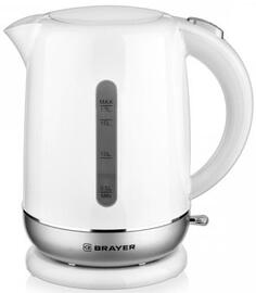 Чайник электрический Brayer BR1011 2200 Вт белый 1.7 л пластик
