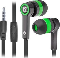 Гарнитура Defender Pulse-420 черно-зеленый 63422