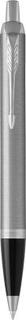Ручка шариков. Parker IM Essential K319 (CW2143631) Brushed Metal CT M син. черн. подар.кор. сменный стержень 1стерж. кругл. 1цв. 1 ручка/Подарочный ф