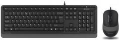 A-4Tech Клавиатура + мышь A4 FStyler F1010 GREY клав:черный/серый мышь:черный/серый USB [1147539] A4tech