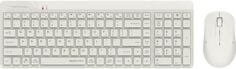 Клавиатура + мышь A4Tech Fstyler FG2300 Air клав:бежевый мышь:бежевый USB беспроводная slim (FG2300 AIR BEIGE)
