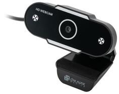 Камера Web Оклик OK-C012HD черный 1Mpix (1280x720) USB2.0 с микрофоном Oklick
