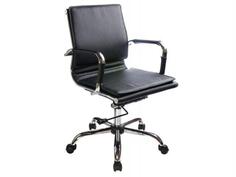 Кресло Buro CH-993-Low/Black низкая спинка искусственная кожа черный Бюрократ