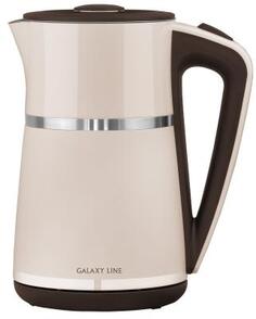 Чайник электрический GALAXY LINE GL0339 2200 Вт бежевый 1.7 л металл/пластик