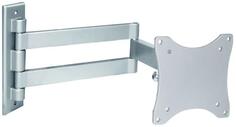 Кронштейн ARM Media LCD-7101 для LCD/LED 15-26 VESA 75-100 мм 4 ст.свободы max 15 кг настенный серебристый