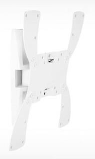 Кронштейн Holder LCDS-5019 белый для ЖК ТВ 10-37 настенный от стены 105мм наклон +15° поворот 40° до 30кг
