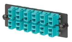 Патч-панель Panduit FAP12WAQDLC 12xLC 10Gig дуплексные втулки из фосфористой бронзы аквамарин