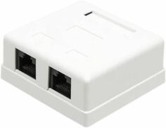 Розетка Lanmaster TWT-SM2-4545-WH 1 А белый