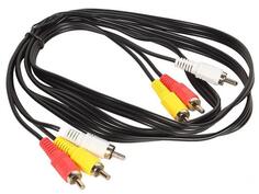 Кабель соединительный 5.0м VCOM Telecom 3xRCA(M)-3xRCA(M) VAV7150-5M