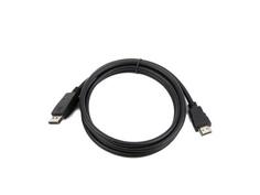 Кабель DisplayPort-HDMI 3м Gembird экранированный черный CC-DP-HDMI-3M