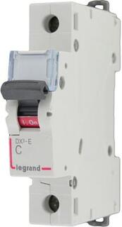 Автоматический выключатель Legrand DX3-E 6000 6кА тип C 1П 63А 407269