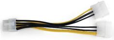 Разветвитель питания Cablexpert CC-PSU-81, 2хMolex-&gt;PCI-Express 8pin, для подключения в/к PCI-Е (8pin) к б/п ATX Gembird