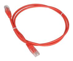 Патч-корд RJ45 - RJ45, 4 пары, UTP, категория 5е, 5 м, красный, TWT TWT-45-45-5.0-RD