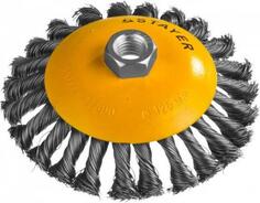 Кордщетка STAYER PROFESSIONAL 35135-125 коническая М14 плетёная 0.5мм d125мм