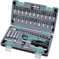 Набор инструментов STELS 14099 1/4 cr-v s2 усиленный кейс 47предм.