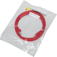 Патч-корд RJ45 - RJ45, 4 пары, UTP, категория 5е, 2 м, красный, LSZH, LANMASTER
