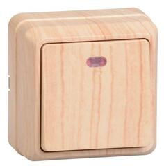 Выключатель IEK EVO11-K03-10-DC 10 A сосна