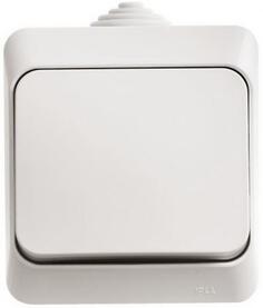 Выключатель BA10-041b Этюд 1клавишный открытой проводки 10А IP44 белый Schneider Electric