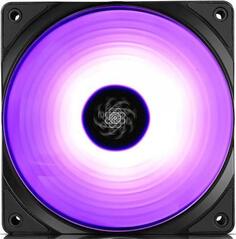 Вентилятор DEEPCOOL CF120 RGB 120x120x25мм (32шт./кор, PWM, пит. от мат.платы и БП, RGB подсветка, 500-1500об/мин) Retail