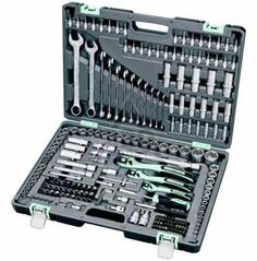 Набор инструментов STELS 14115 1/4 3/8 1/2 cr-v s2 усиленный кейс 216предм.