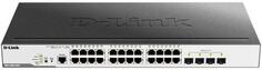 Коммутатор D-Link DGS-3000-28LP DGS-3000-28LP/B1A 24G 4SFP 24PoE 193W управляемый