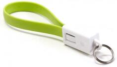 Кабель-брелок Lightning Gmini GM-MUS300FKL плоский зеленый