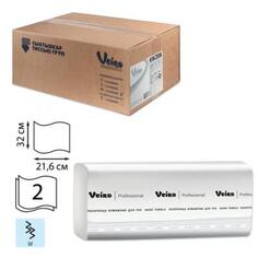 Полотенца бумажные VEIRO PROFESSIONAL Comfort 2-ух слойная 150 шт