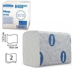 Бумага туалетная KIMBERLY-CLARK Kleenex, комплект 36 шт., Ultra, листовая, 200 л., 18,6х12,5 см, 2-слойная, диспенсер 601545, 8408