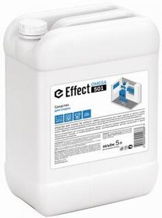 Средство для стирки жидкое универсальное 5 кг, EFFECT Omega 501, для цветных тканей, 10734