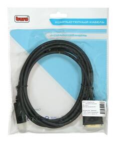 Кабель DVI DisplayPort 3м Бюрократ BHP DPP_DVI-3 круглый черный