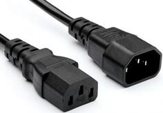 Exegate EP280625RUS Кабель монитор - компьютер (UPS-&gt;устройство) ExeGate Power EC-1,8P (IEC 320 С13-&gt;С14) VDE-250V-3*0.75mm2, медь, черный, 1.8м