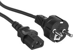 Exegate EP280643RUS Кабель питания ExeGate Power PC-1,5P (Евровилка Schuko-&gt;С13) VDE-250V-3*0.75mm2, медь, черный, 1.5м.