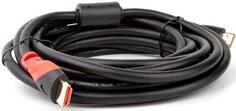 Кабель HDMI 5м TELECOM TCG220F-5M круглый черный