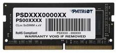 Оперативная память для ноутбука 32Gb (1x32Gb) PC4-25600 3200MHz DDR4 SO-DIMM CL22 Patriot PSD432G32002S Патриот