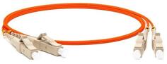 Шнур оптический LC/PC-LC/PC-MM50-5, duplex, 2 мм NO Name